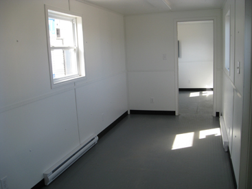 Internal finishing with melamine